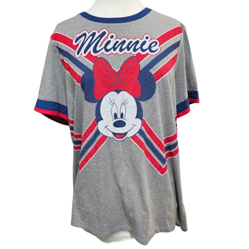 Disney Minnie Mouse T-shirt Red White Blue 4th of July Women's‎ Size 1x